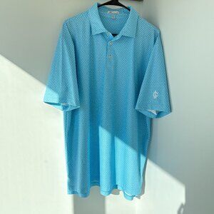 Peter Millar Men’s Polo Shirt – XL – Blue Country Club of Lincoln Logo